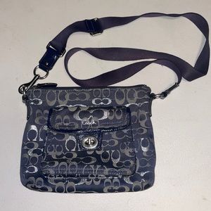 Navy Blue COACH Crossbody Purse